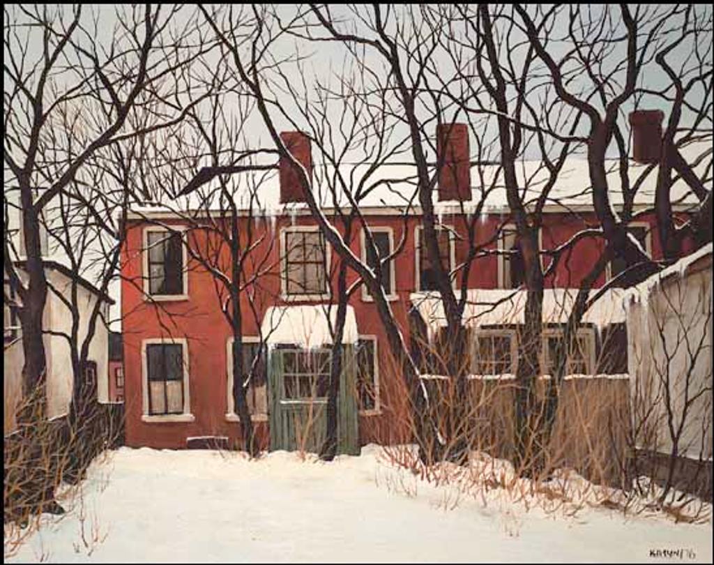 John Kasyn (1926-2008) - Backyard on Robert St.