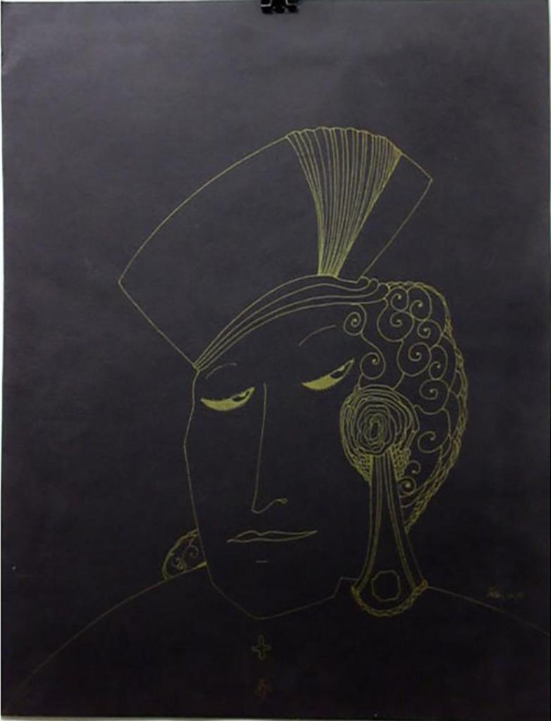 Toller Cranston (1949-2015) - Untitled (Head Study)