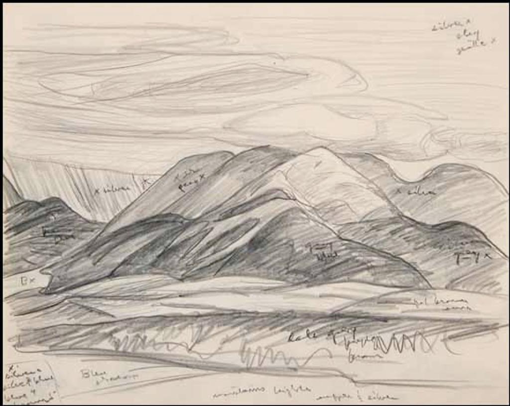 Lawren Stewart Harris (1885-1970) - White Mountains, New Hampshire (from Sugar Loaf), Book 3 - 7