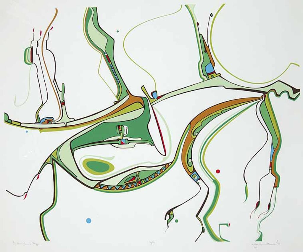 Alex Simeon Janvier (1935-2024) - Gum Gum's Boy #16/49