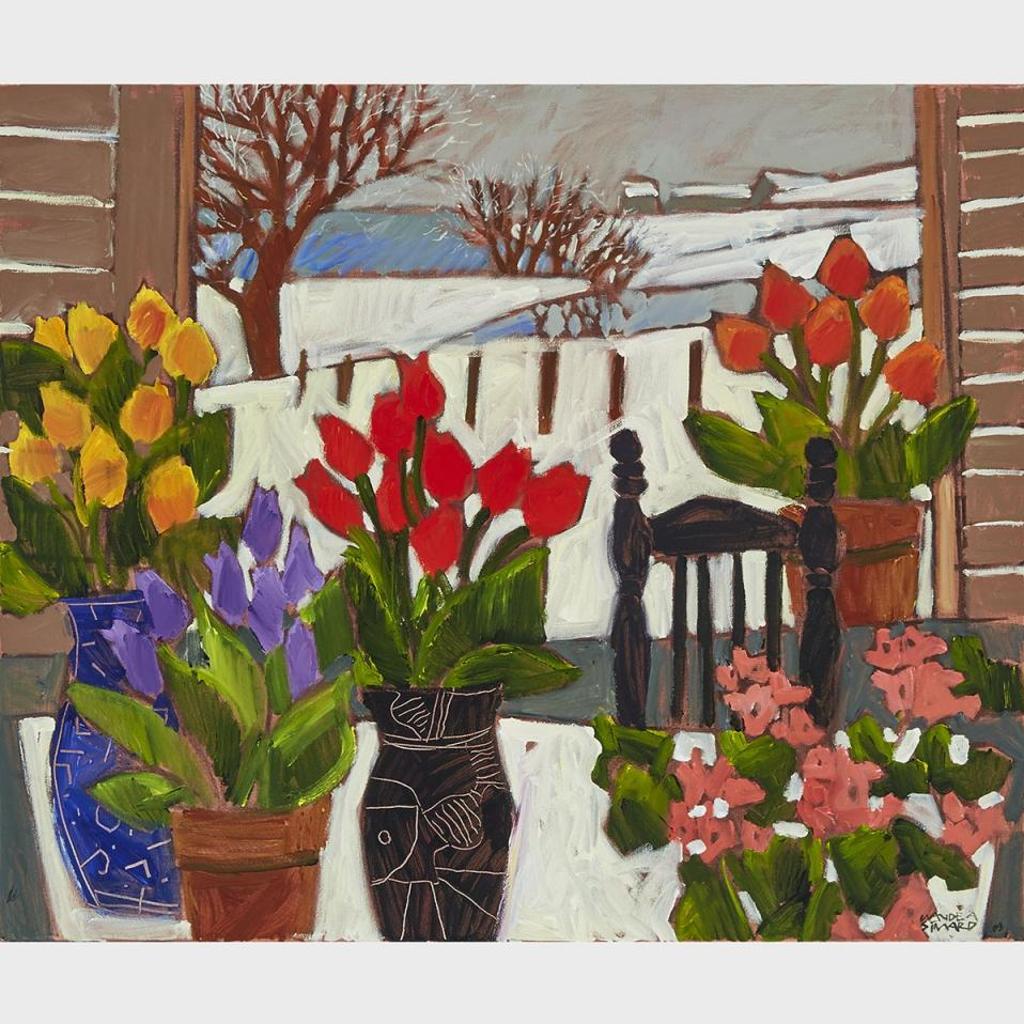 Claude Alphonse Simard (1956-2014) - Intérieur Fleuri