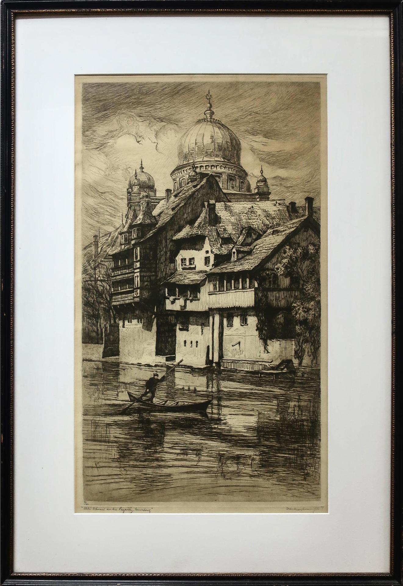 Franklin Milton Armington (1876-1941) - Alte Hanser An Der Pegnitz, Nuremburg