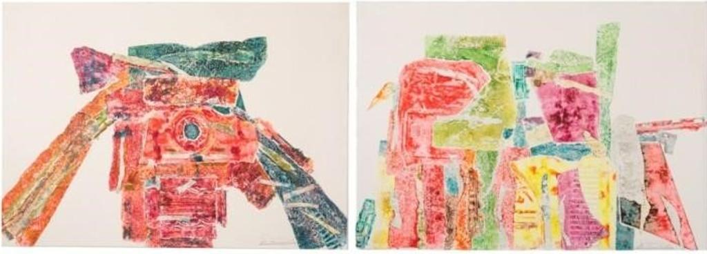 John Chamberlain (1927-2011) - Two relief prints from Litany of Ka Suite (1986)