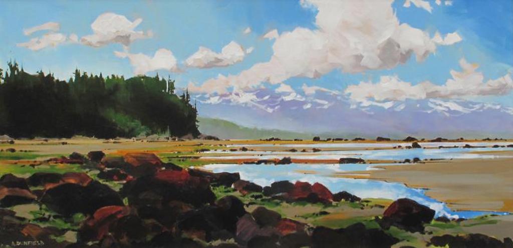 Allan Dunfield (1950) - Rocks And Algae (From Judges Row, Qualicum Beach); 2011