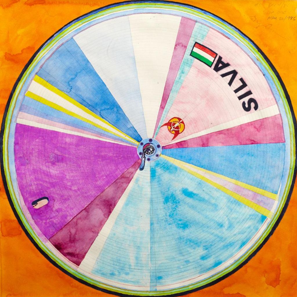 Gregory Richard Curnoe (1936-1992) - Silva Disc Wheel