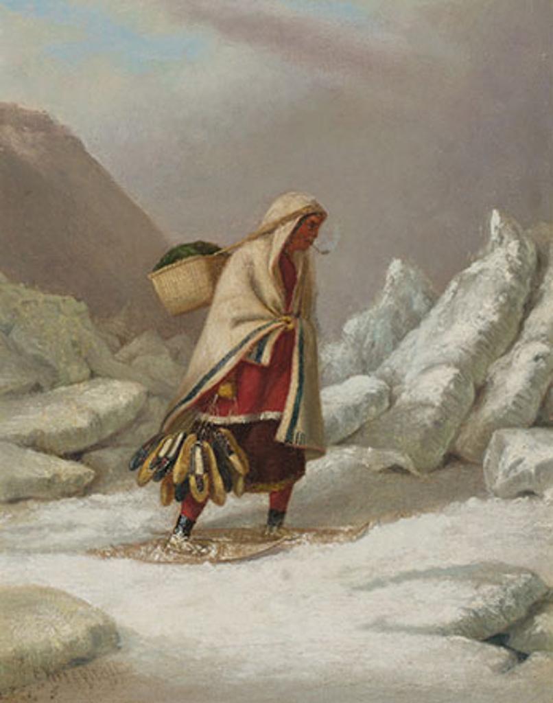 Cornelius David Krieghoff (1815-1872) - The Moccasin Seller