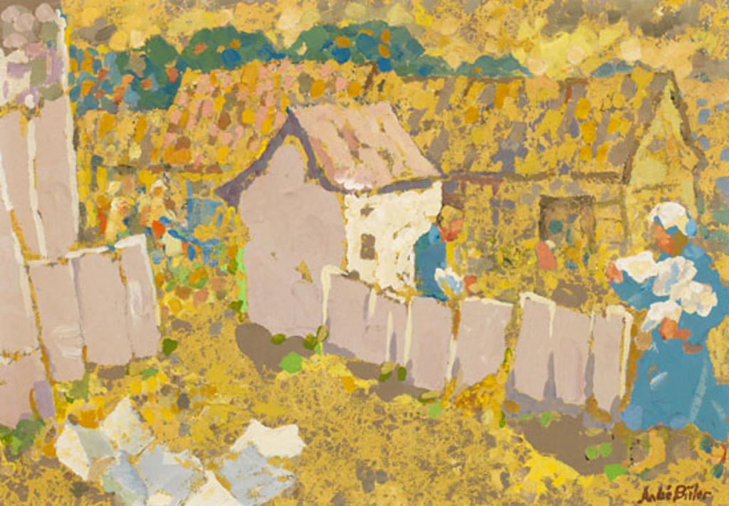Andre Charles Bieler (1896-1989) - Le linge blanc