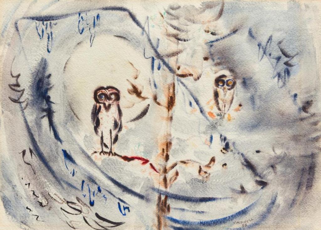 Janet Mitchell (1915-1998) - The Owls in the Night