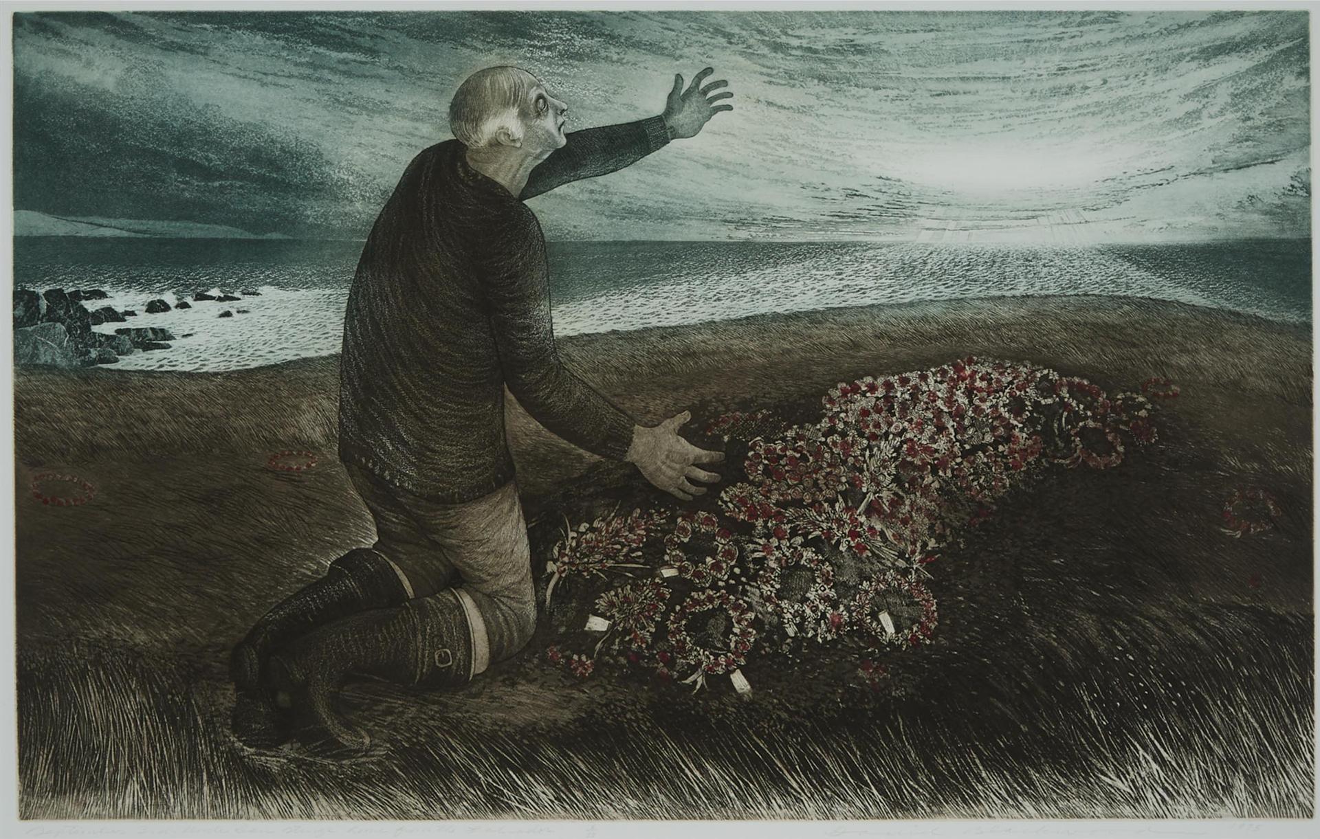 David Lloyd Blackwood (1941-2022) - Uncle Dan Sturge Home From Labrador, 1975