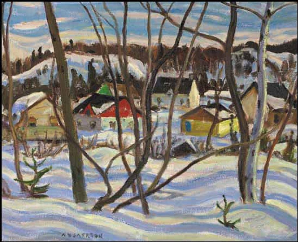 Alexander Young (A. Y.) Jackson (1882-1974) - Quebec Village in Winter