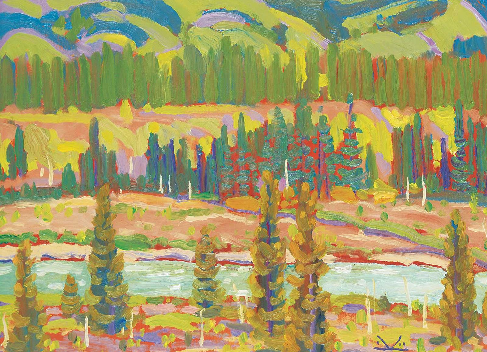 Illingworth Holey (Buck) Kerr (1905-1989) - The Elbow River in Kananaskis Country