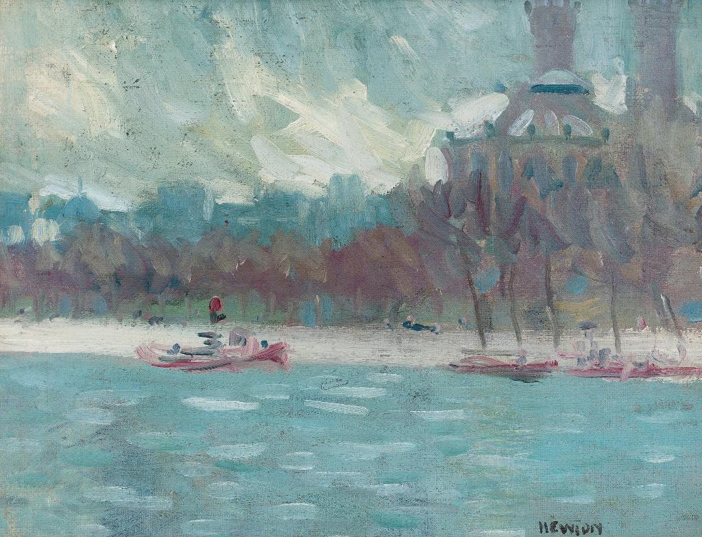 Randolph Stanley Hewton (1888-1960) - View From The River