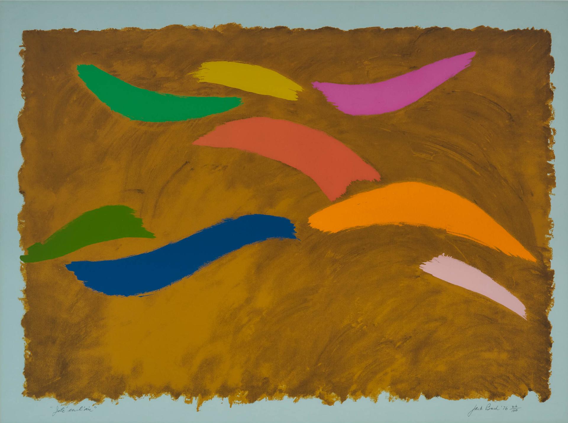 Jack Hamilton Bush (1909-1977) - Jeté En L’Air, 1976