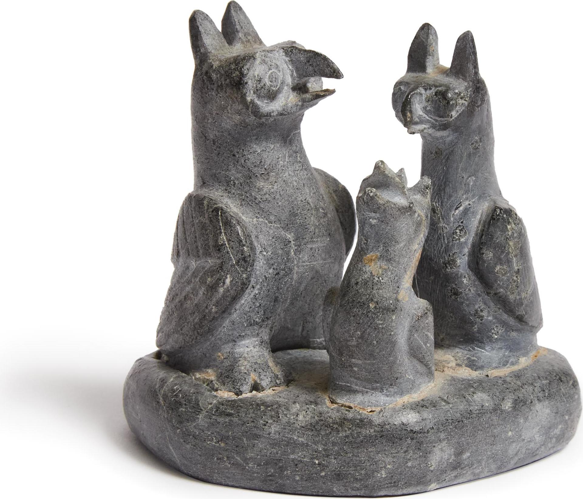 Joe Talirunili (1893-1976) - Family Of Owls