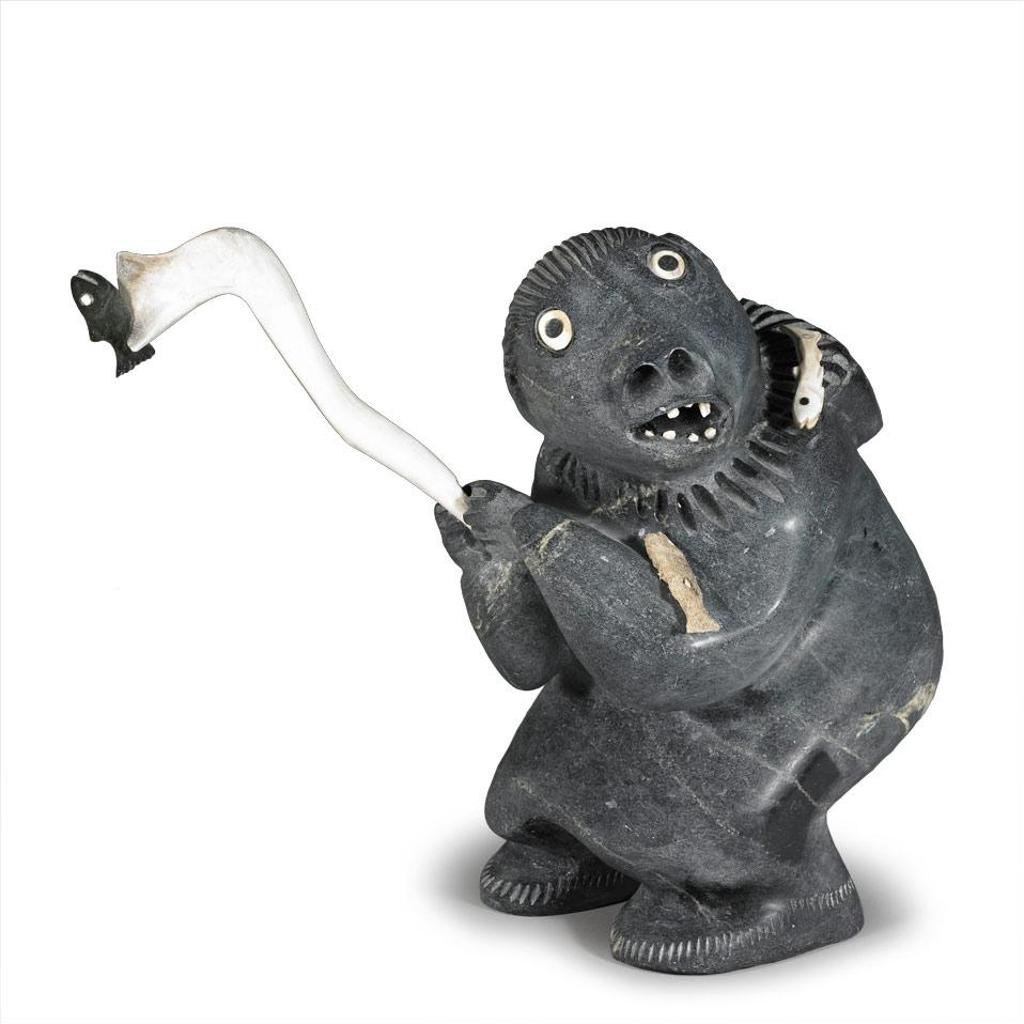 Judas Ullulaq (1937-1998) - Ikaliyuk (Making Fish)
