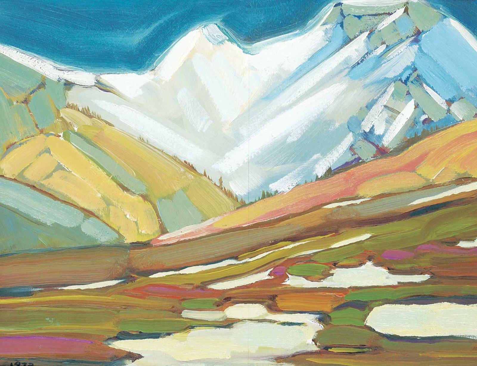 Keith Comock Smith (1924-2000) - Squamish Mtns. May 1, 1973