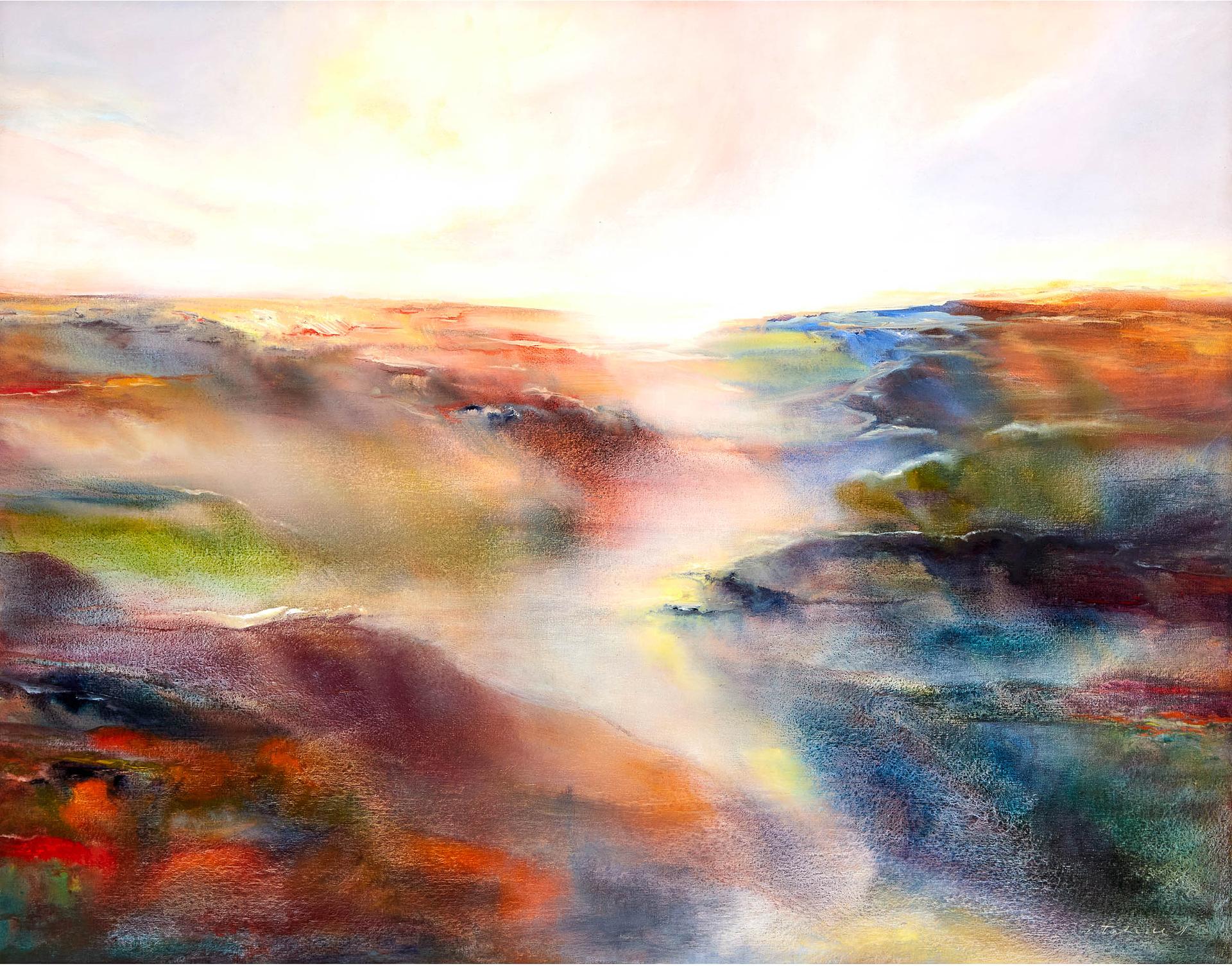 Ernestine Tahedl (1940) - Pink Cloud, 1991