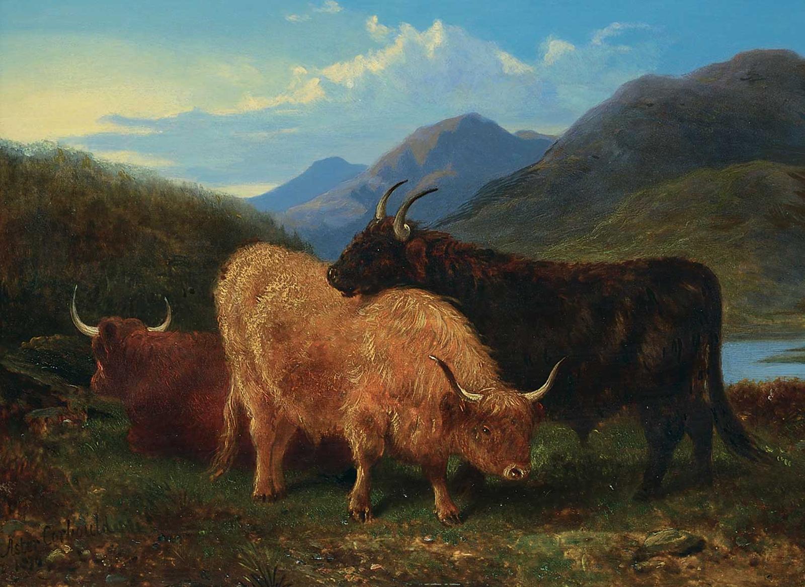 Aster Richard Chilton Corbould - In the Highlands