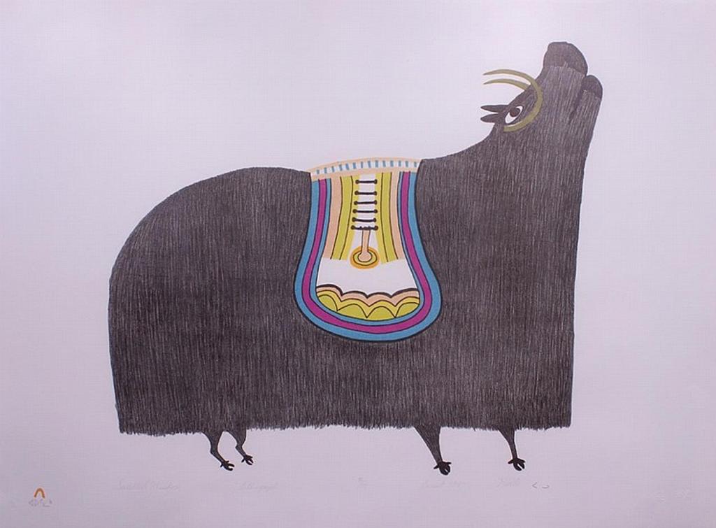 Pudlo Pudlat (1916-1992) - Saddled Muskox