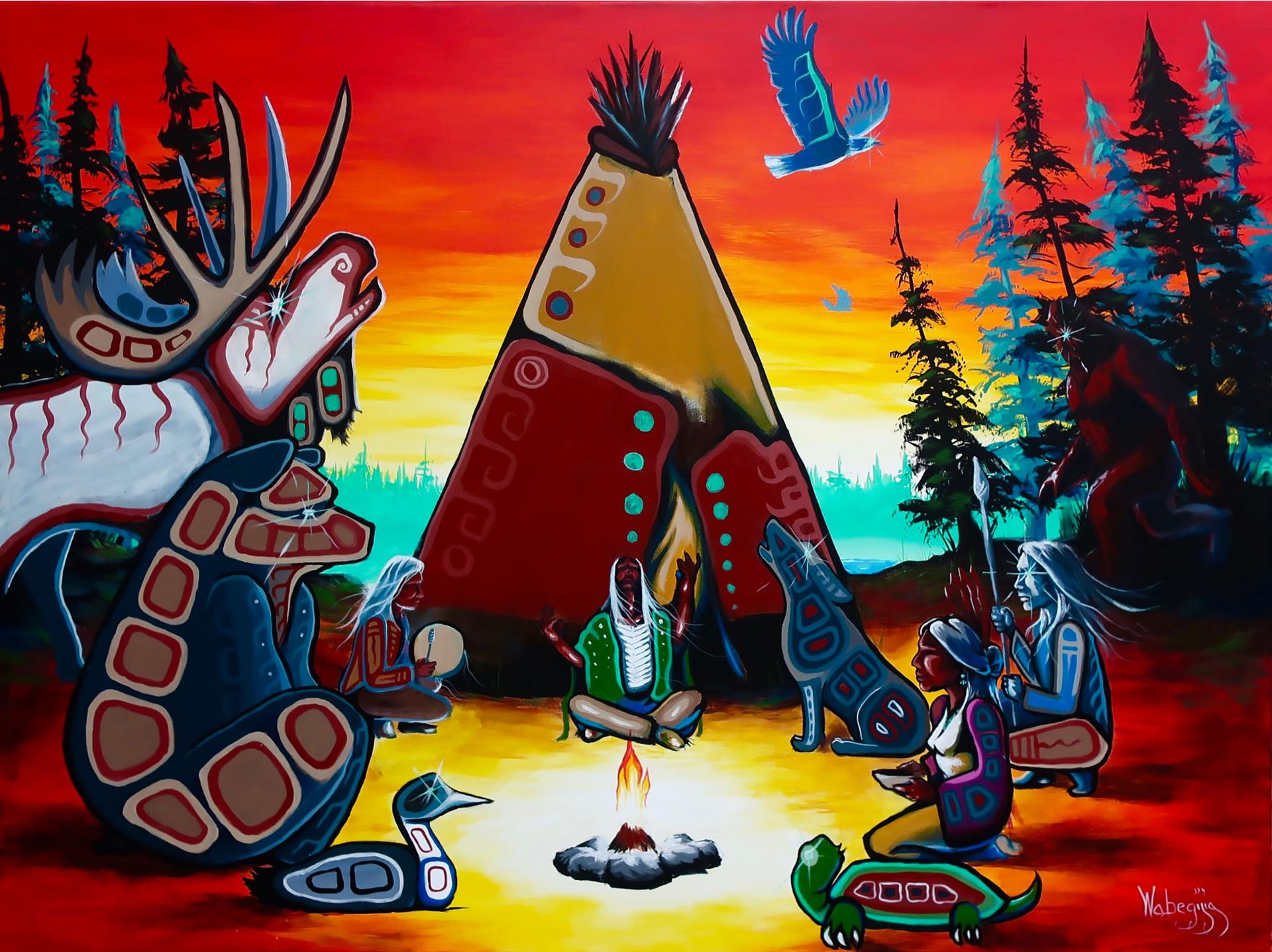 Dwayne Wabegijig - Untitled (The Teachings)