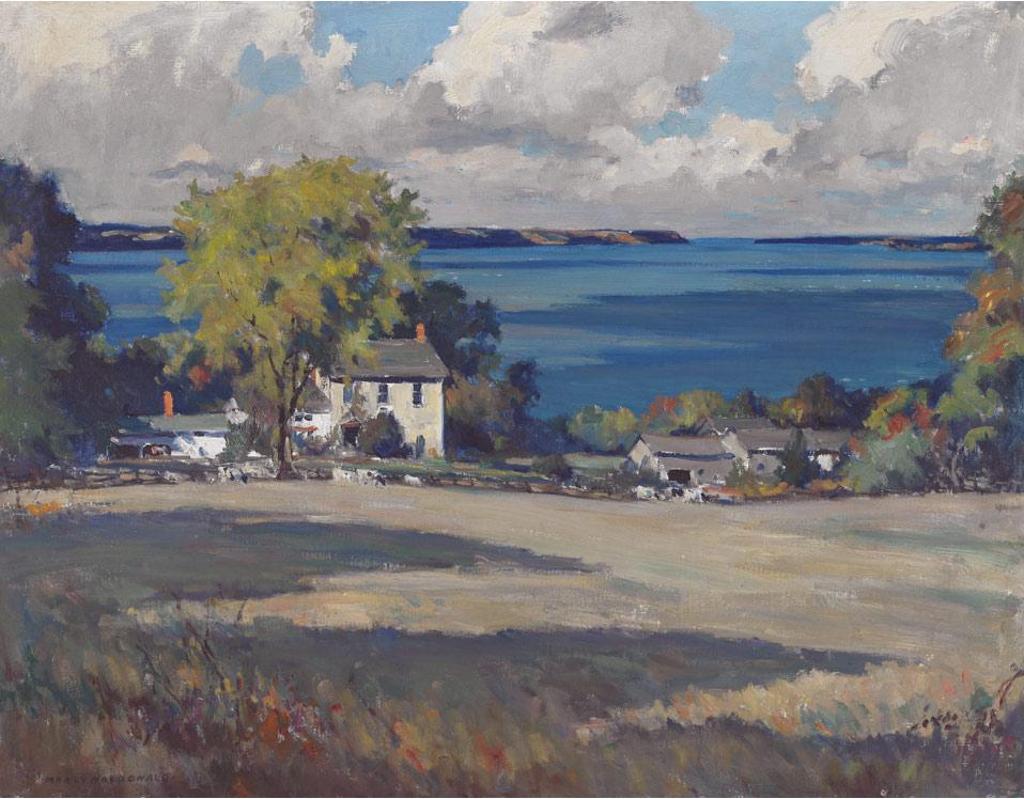 Manly Edward MacDonald (1889-1971) - Farm Buildings, Bay Of Quinte