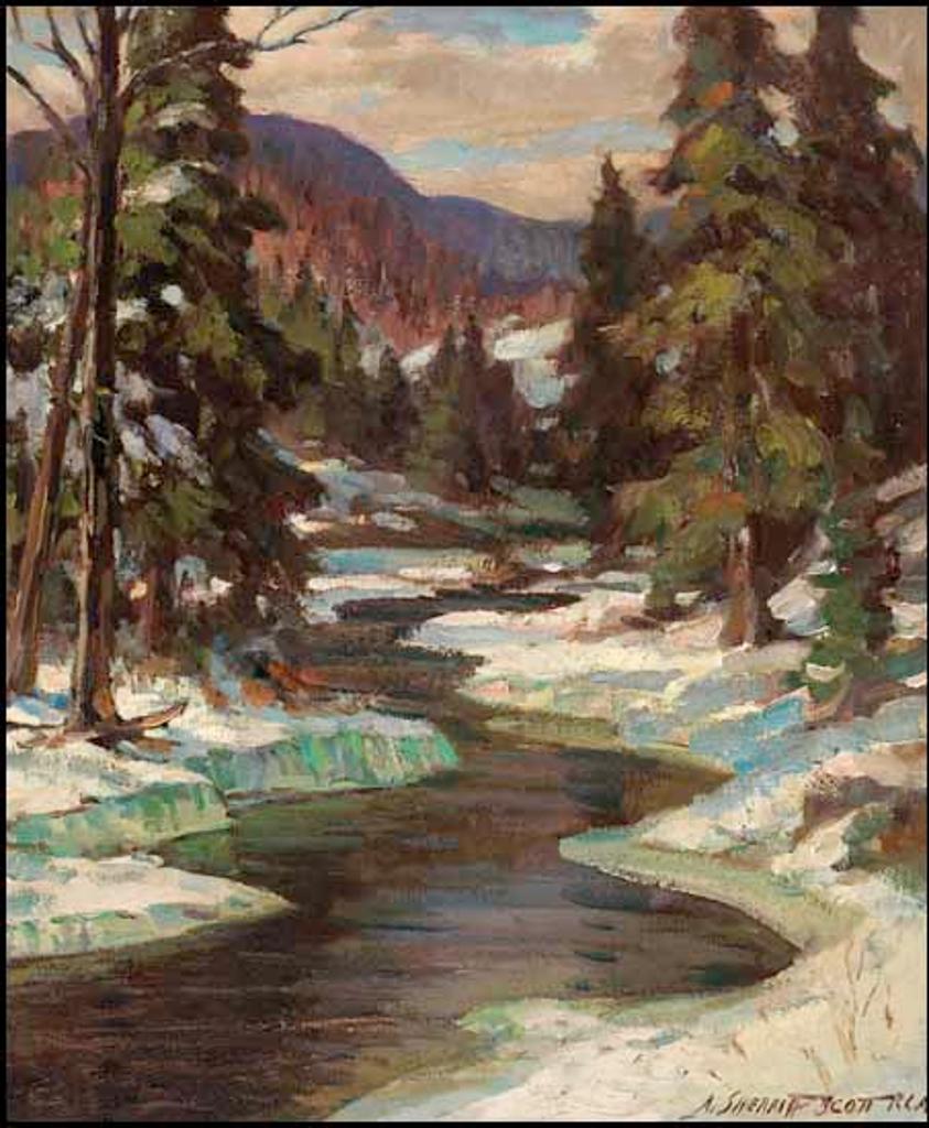 Adam Sherriff Scott (1887-1980) - Spring in the Laurentians