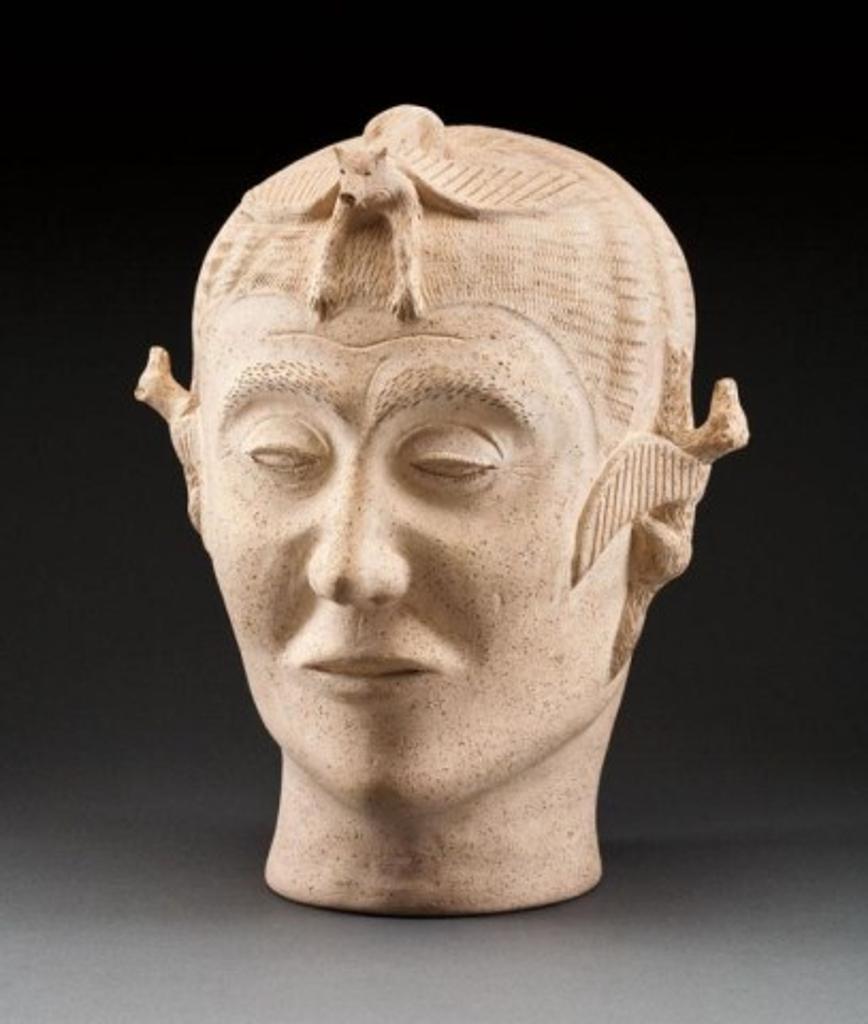 Robert Tatty (1927) - Head, decorated with winged wolves, ca. 1968-69