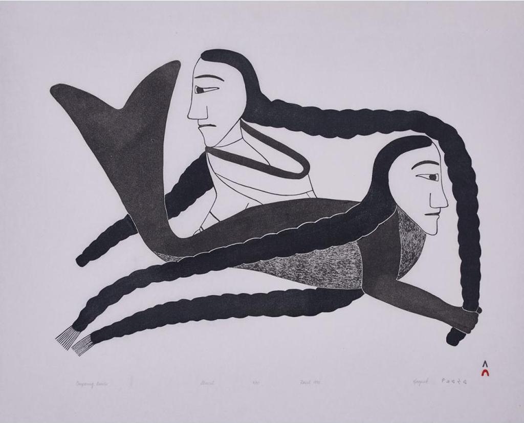 Kenojuak Ashevak (1927-2013) - Comparing Braids
