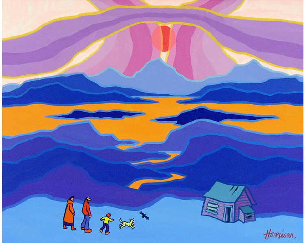 Ted Harrison (1926-2015) - Untitled
