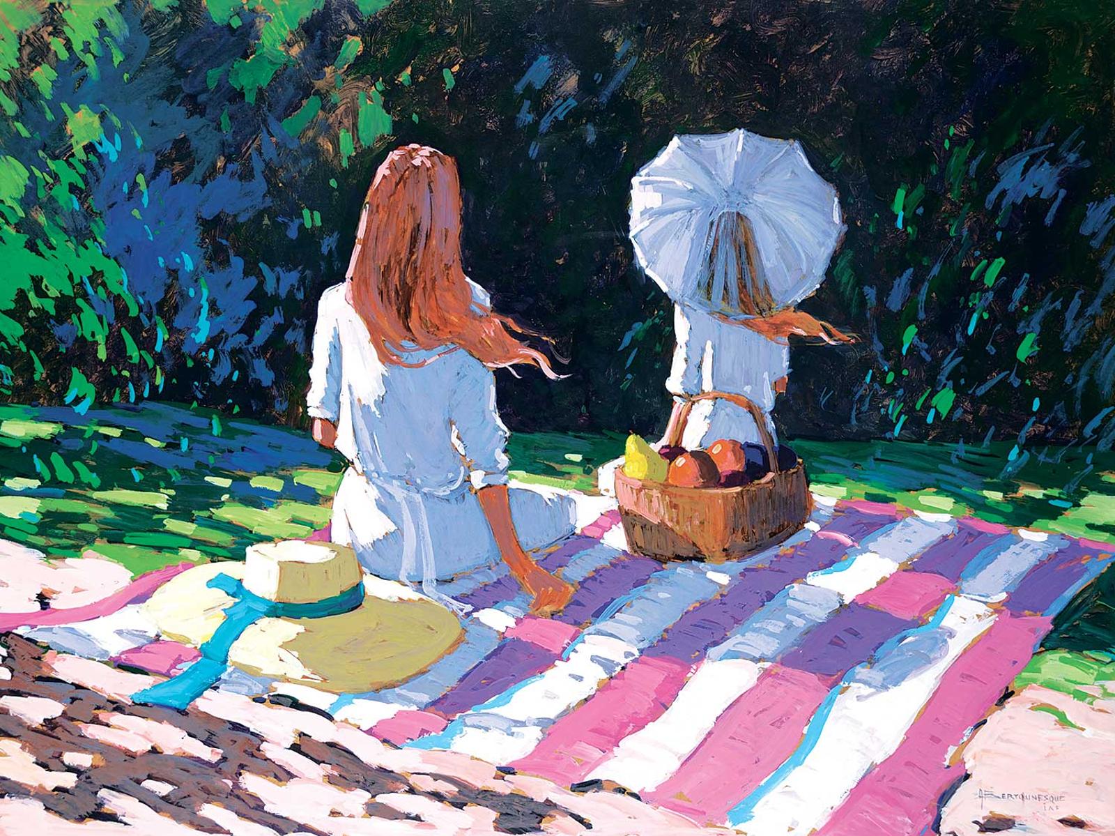 Andre Bertounesque (1937-2005) - De'Jeuner sur L'Herbe