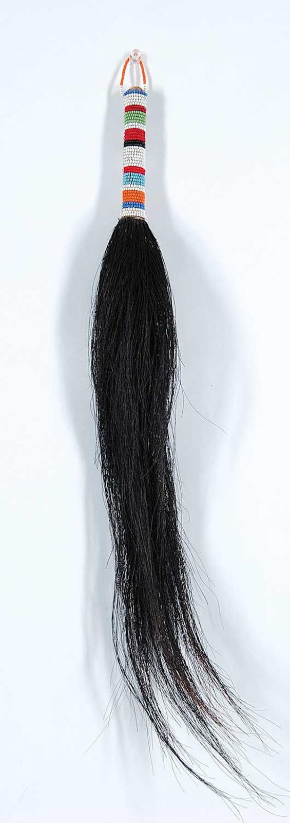 First Nations Basket School - Hair and Bead Fly Whisk