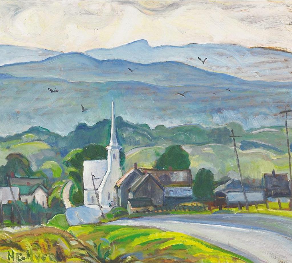 Nora Frances Elisabeth Collyer (1898-1979) - Church, Austin, Near Magog, P.Q.