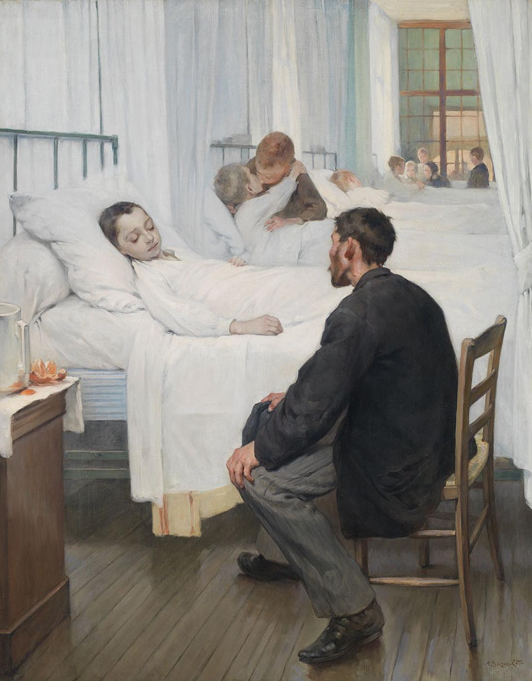 Marc-Aurèle de Foy Suzor-Coté (1869-1937) - The Visit