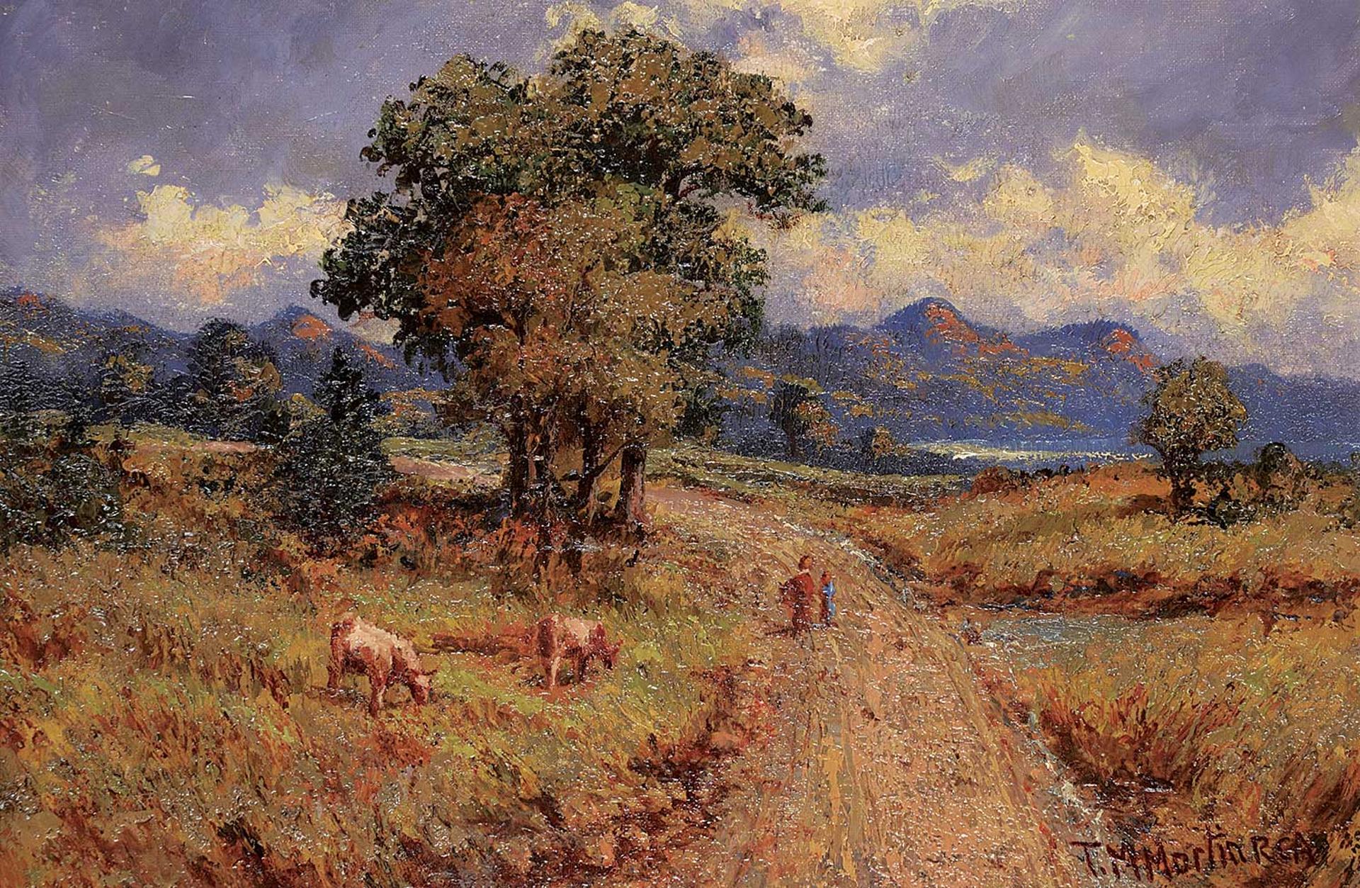 Thomas Mower Martin (1838-1934) - Untitled - Home from the Market