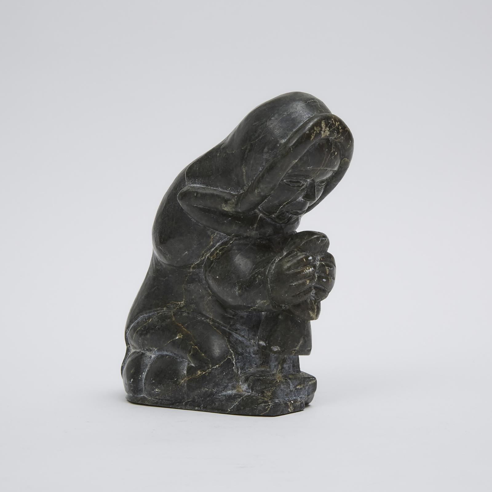 Josephie Nalukturuk (1936) - Woman Making A Kamik