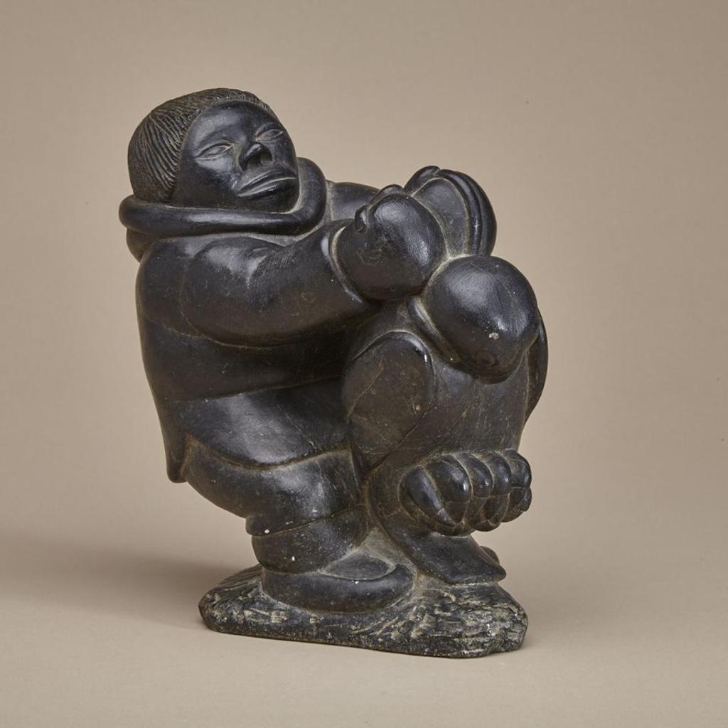 Pinnie Nuktialuk (1930-1969) - Hunter With Bird