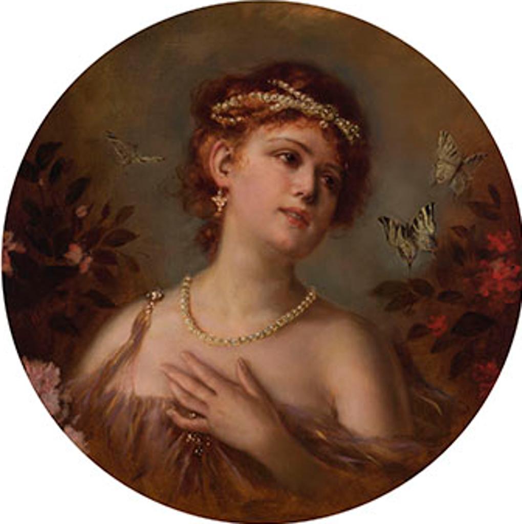 Theodor Recknagel (1865-1945) - Portrait of a Lady