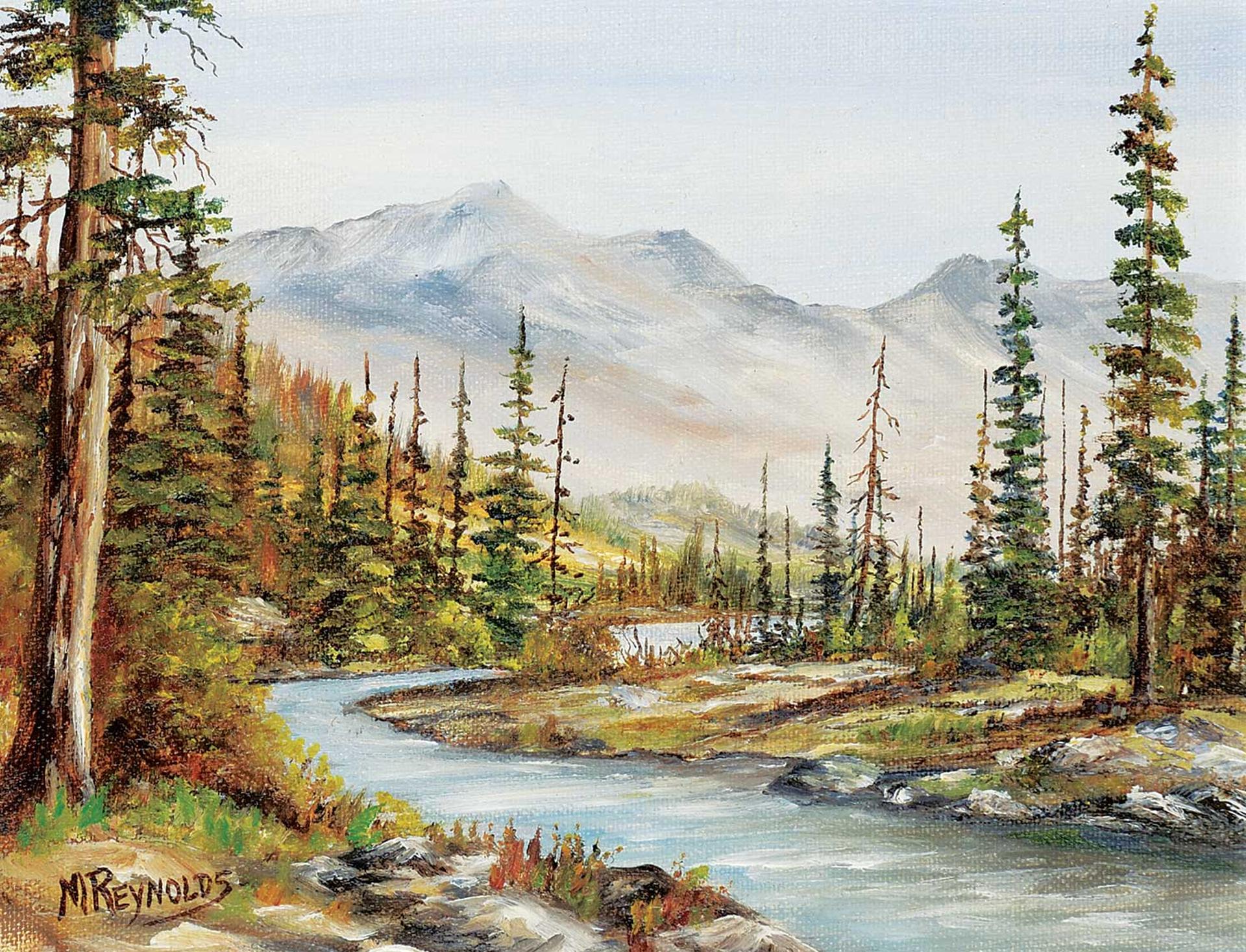 Mardill Reynolds - Landscape Near Jasper Alberta