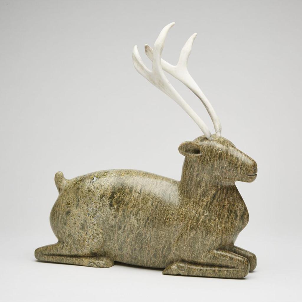 Lukta Qiatsuk (1928-2004) - Reclining Caribou