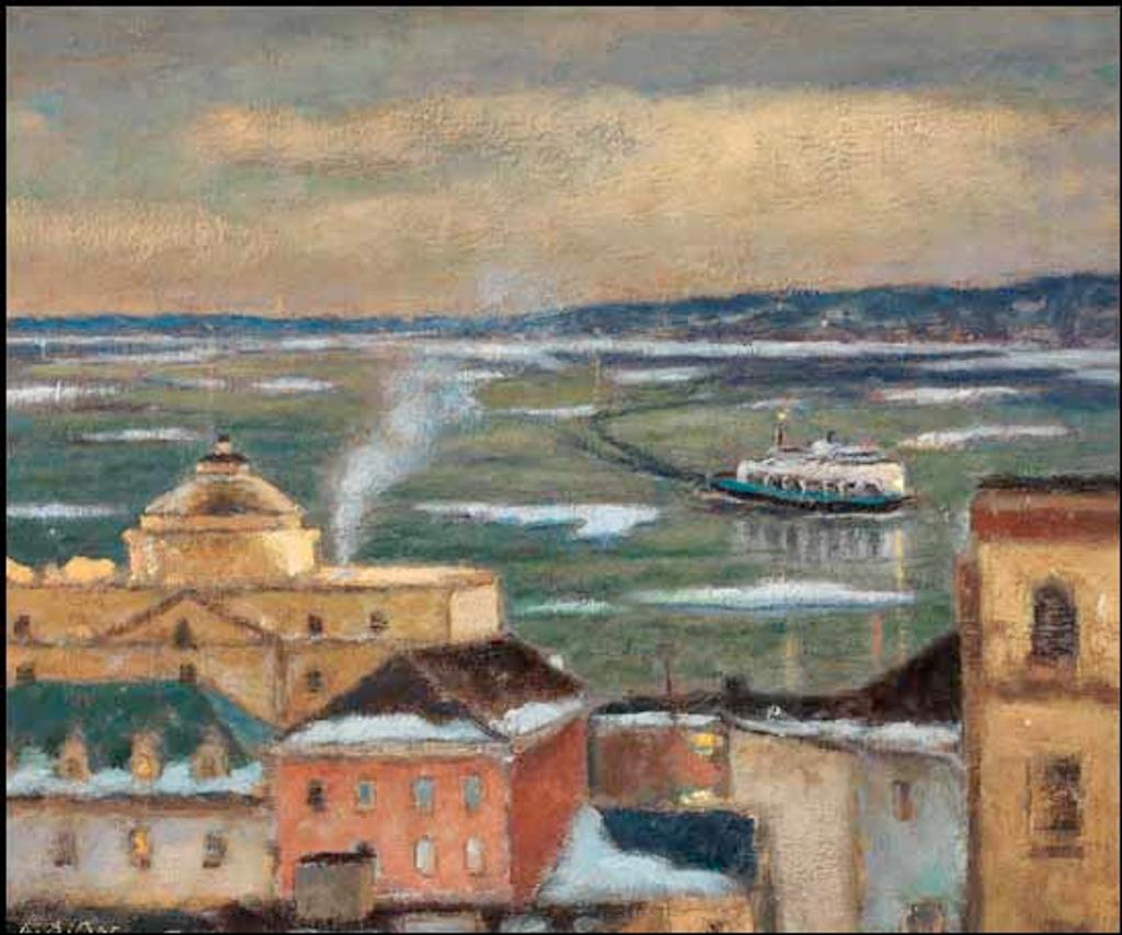 Antoine Bittar (1957) - Quebec Rooftops #37