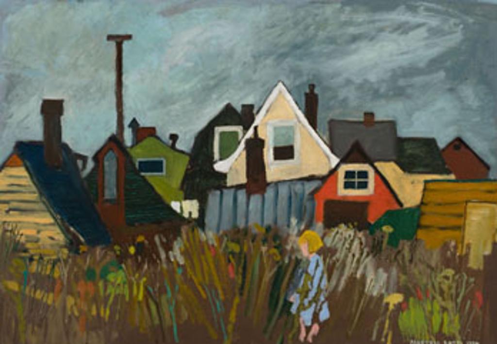 Maxwell Bennett Bates (1906-1980) - Young Girl in a Field