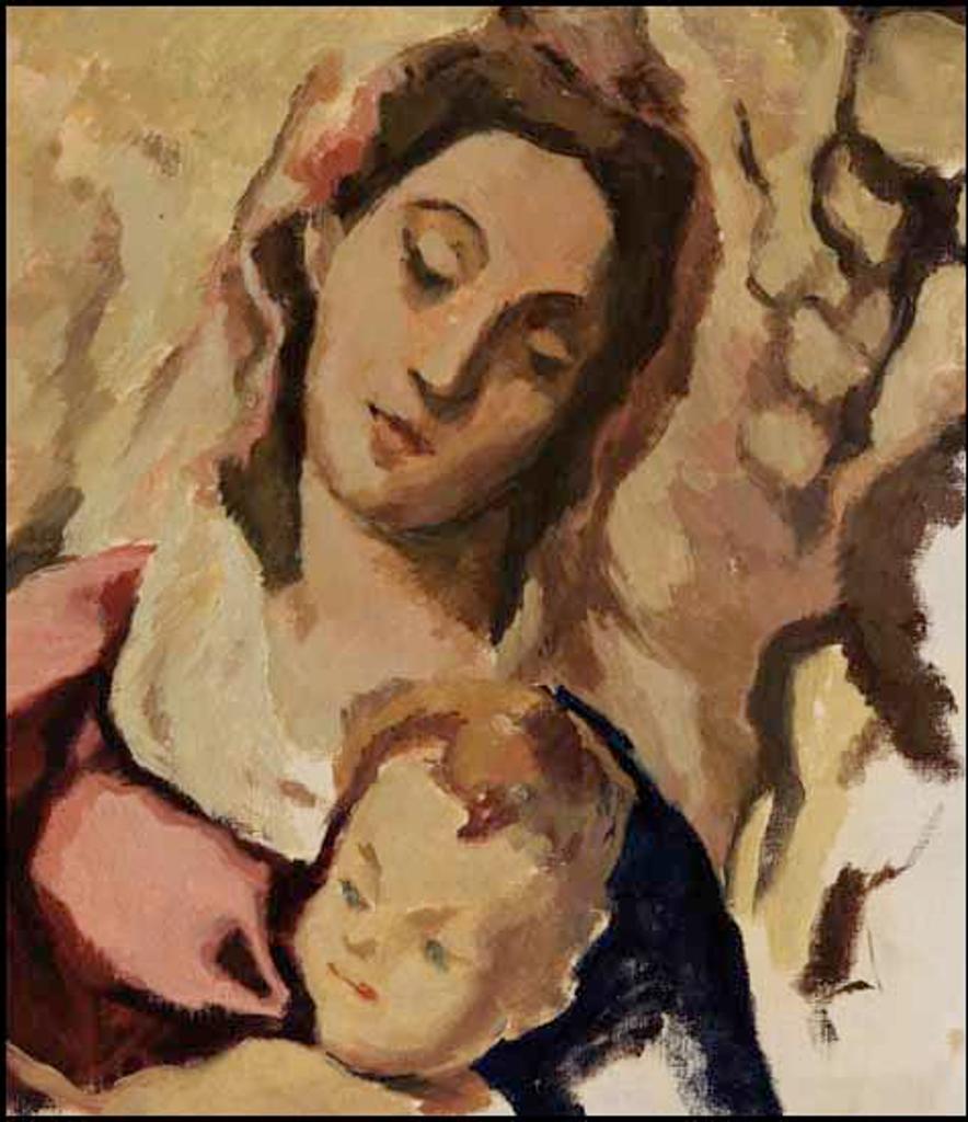 Edwin Headley Holgate (1892-1977) - Mother and Child