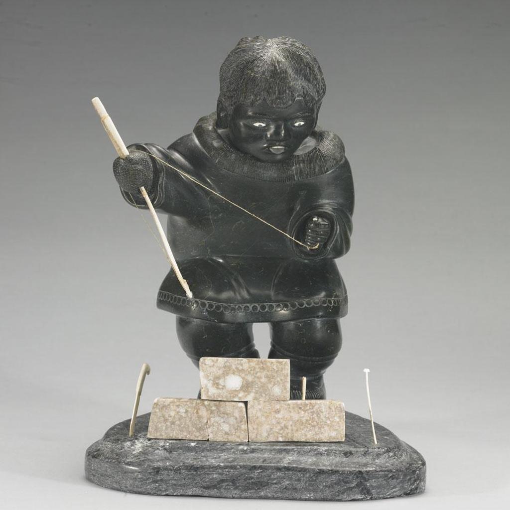 Charlie Ugyuk (1931-1998) - Articulated Fisherman