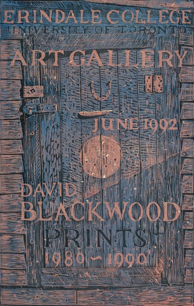 David Lloyd Blackwood (1941-2022) - Poster for Erindale
