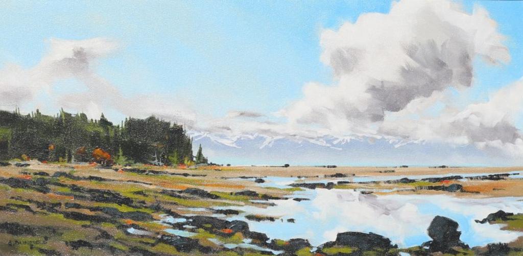 Allan Dunfield (1950) - Summer Tides (A Beautiful Day On The Coast Of Vancouver Island); 2013