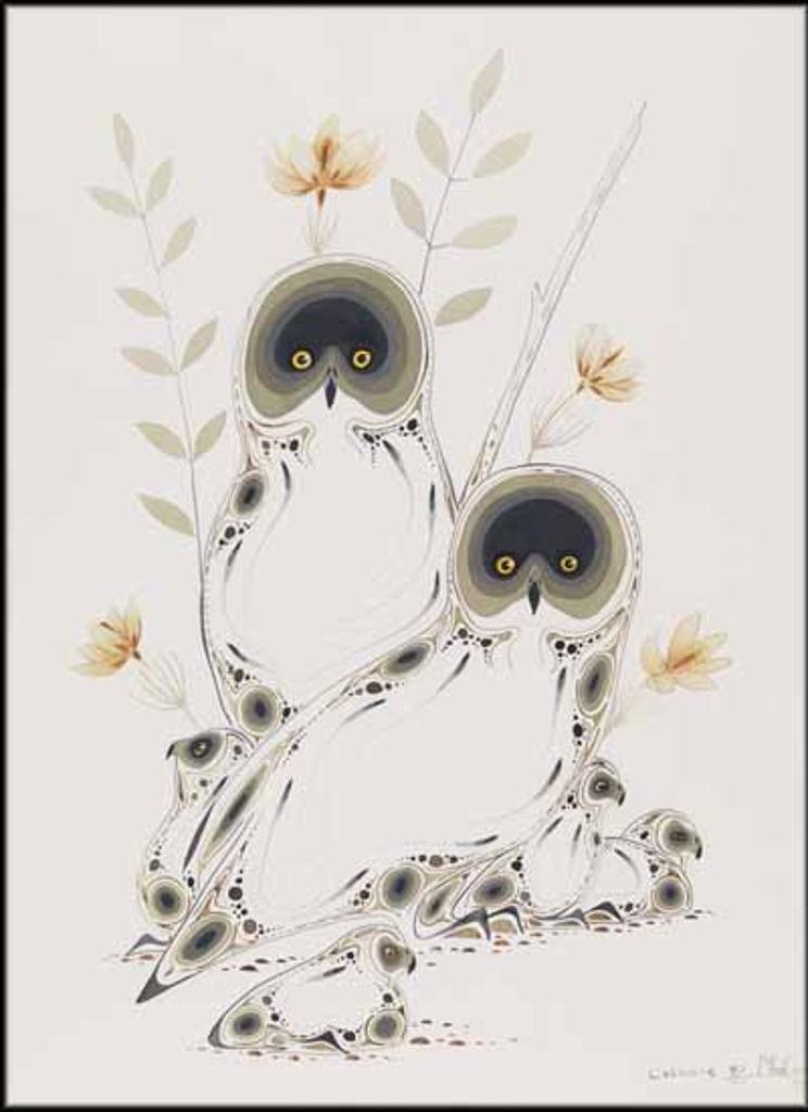 Eddy Cobiness (1933-1996) - Owl Family
