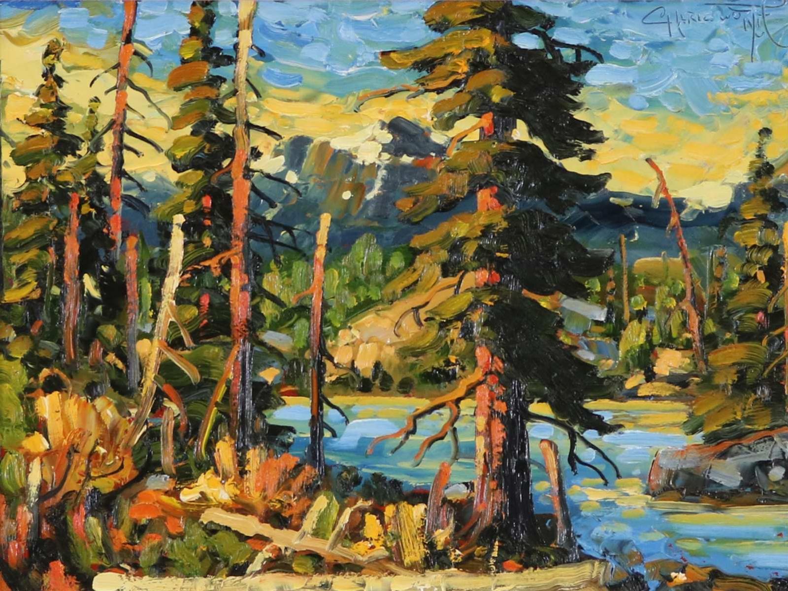 Rod Charlesworth (1955) - West Of Rocky Mountain House; 2009
