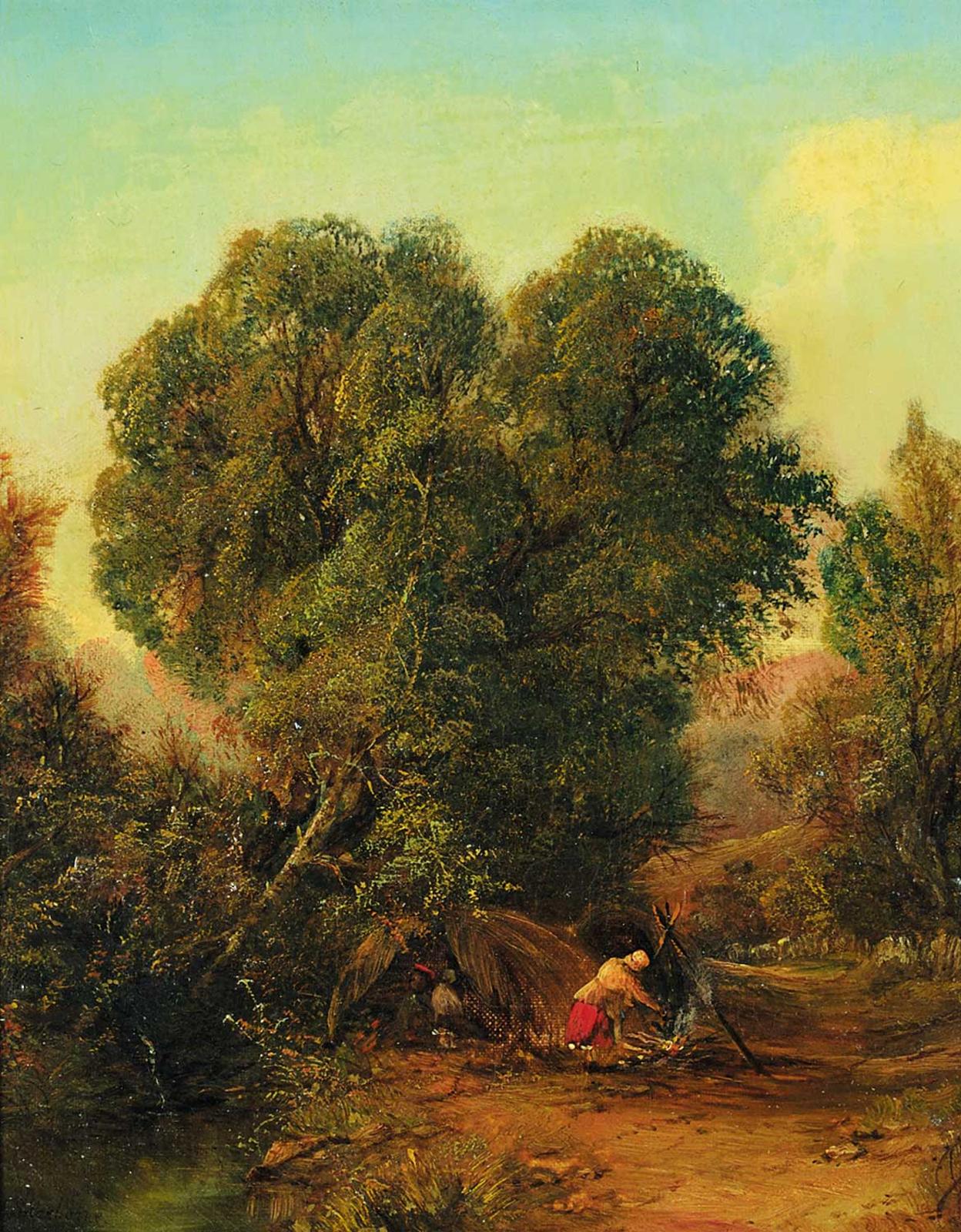 H. Sherbourne - A Gypsy Encampment