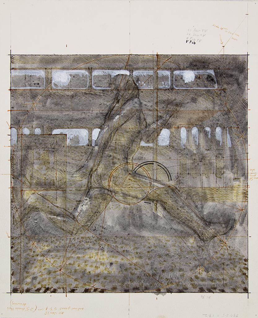 Alexander (Alex) Colville (1920-2013) - Study for Berlin Bus