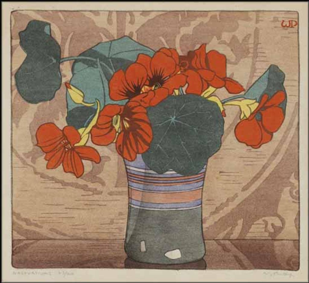 Walter Joseph (W.J.) Phillips (1884-1963) - Nasturtiums
